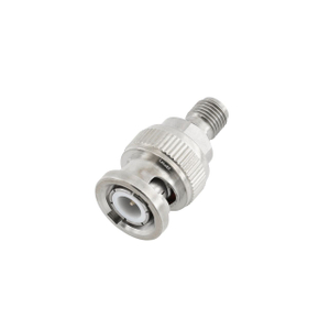 SMA Jack to BNC Plug Straight Stainless Steel Adapter 50 Ohm 