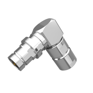 1.6/5.6 Connector Jack Right Angle Clamping For Flex2 Coaxial Cable