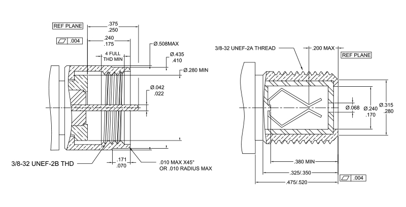 F interface drawing