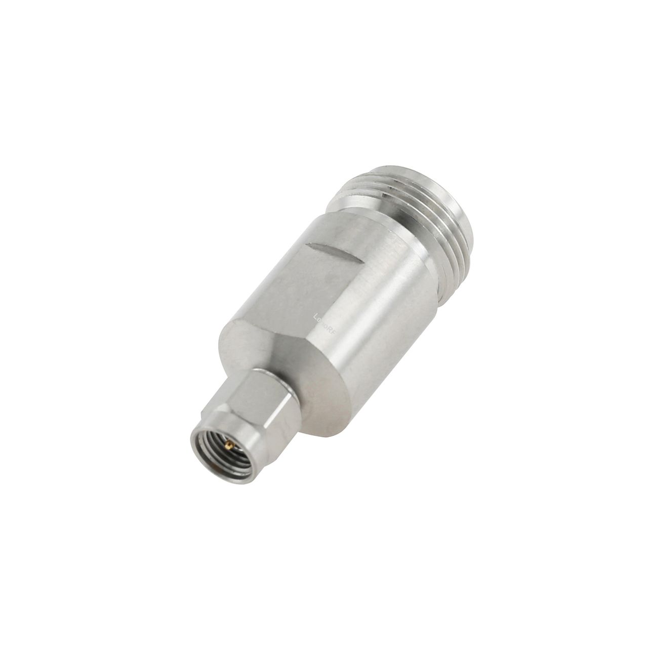 3.5 mm Plug to N Jack Adapter 50 OHM Straight Stainless Steel Body