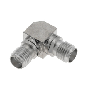 SMA Jack To Jack Right Angle Stainless Steel Adapter 