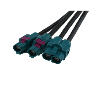 H-MTD Code Z Dual Jack Ethernet Cable Assemblies -Rosenberger - E6Z011-001-Z
