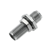 3.5 mm Jack To Jack Bulkhead Adapter 50 OHM Straight Stainless Steel 