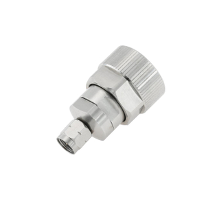 APC7 to 2.4 mm Plug Adapter 50 OHM Straight Stainless Steel 