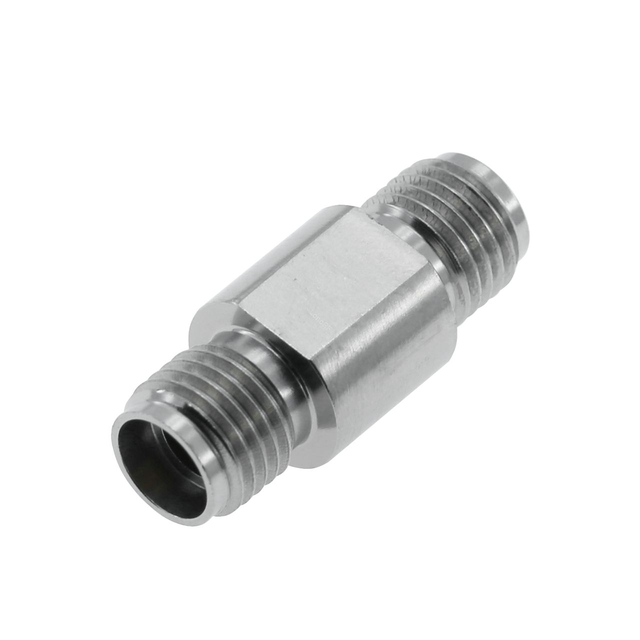 3.5 mm Jack To Jack Adapter 50 OHM Straight Stainless Steel 