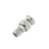 SMA Plug to BNC Plug Straight Stainless Steel Adapter 50 Ohm 