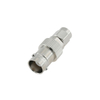 SMA Plug to BNC Jack Straight Stainless Steel Adapter 50 Ohm 