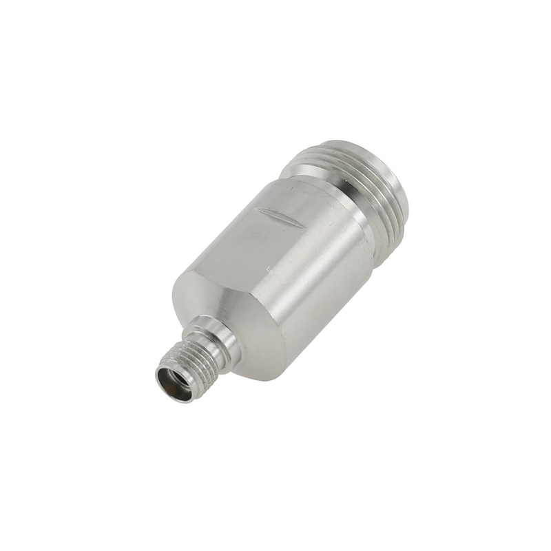 3.5 mm Jack to N Jack Adapter 50 OHM Straight Stainless Steel Body