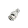 SMA Plug to BNC Plug Straight Stainless Steel Adapter 50 Ohm 