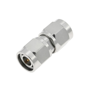TNCA Plug To Jack Straight Stainless Steel Adapter 