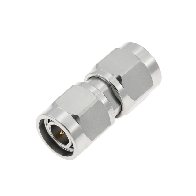 TNCA Plug To Plug Straight Stainless Steel Adapter 