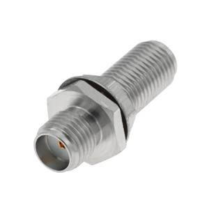 SMA Jack To Jack Straight Bulkhead Stainless Steel Adapter 