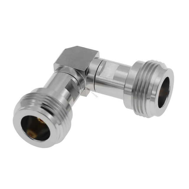 N Jack To Jack Right Angle Stainless Steel Adapter 