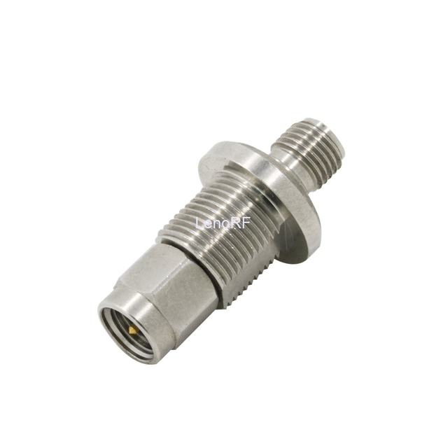 SMA PLUG BHD TO JACK RF ADAPTOR