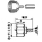 F RF Connector for RG179