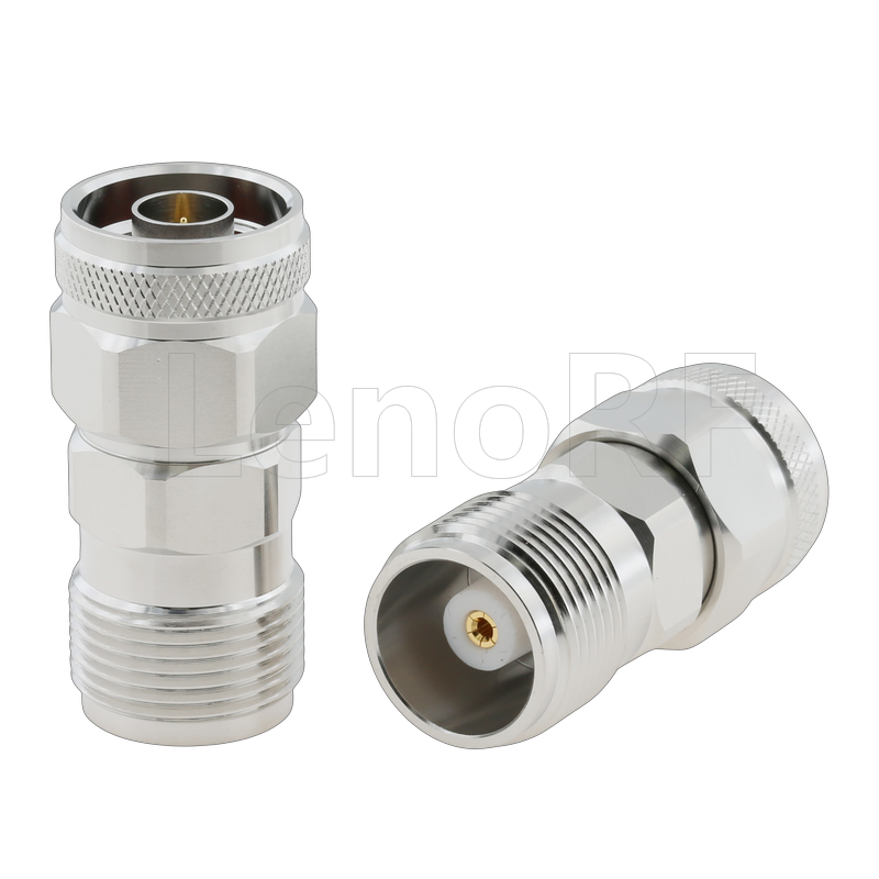 SMA Jack To SMP-MAX Plug Flange Mount Straight Adapter