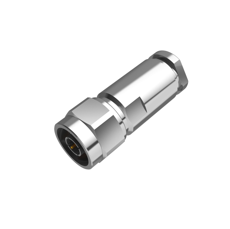 N Connectors Plug Clamping Straight For RG8 Cable