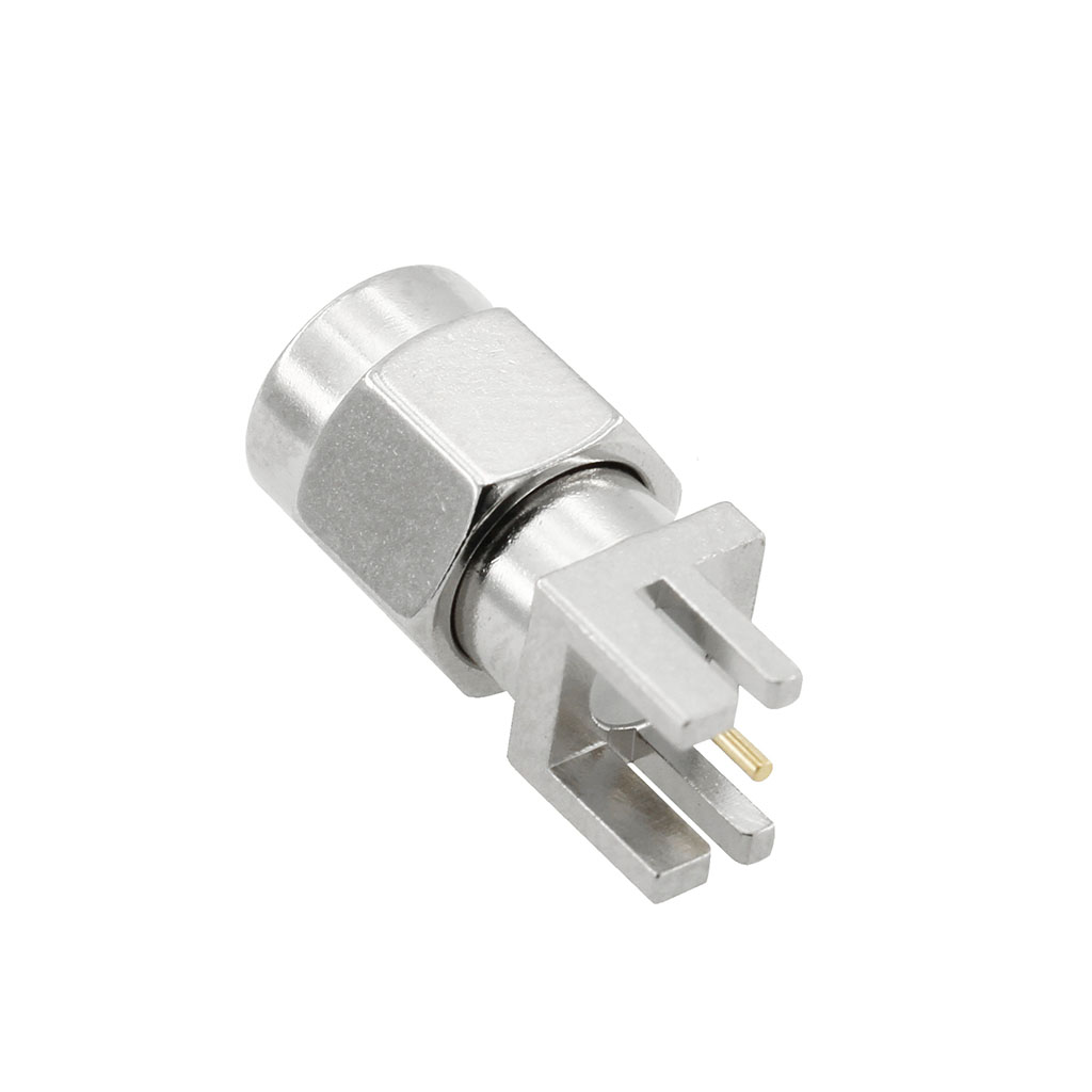 SMA Connectors Plug Solder Straight Edge Mount For PCB