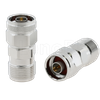 SMA Jack To SMP-MAX Plug Flange Mount Straight Adapter