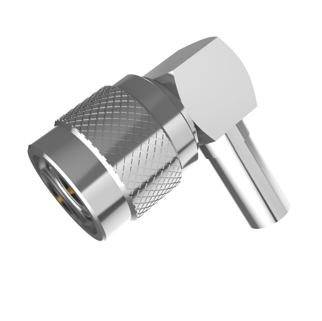 TNC Connector Male Crimp Right Angle For RG142 Cable