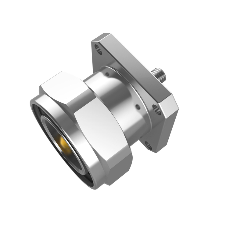 7/16 Connector Plug Straight Flange For Microstrip