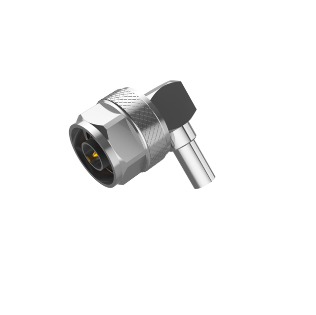 N Connector Plug Crimping Right Angel For LMR195 Coaxial Cable