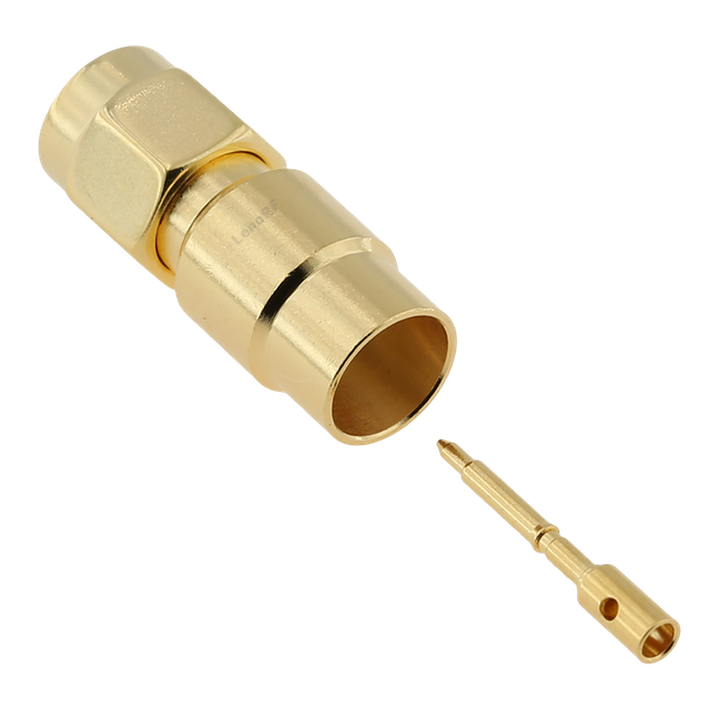 SMA Plug Connector Straight Crimping For .250 Cable