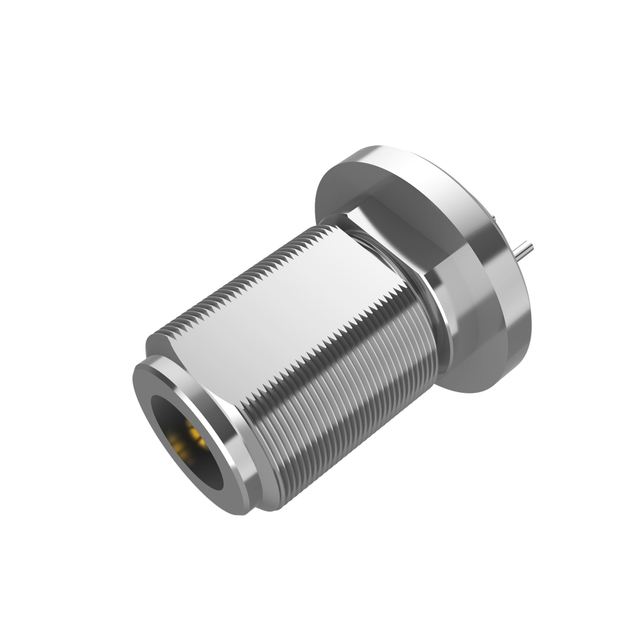 N Connectors Jack Bulkhead Straight For PCB