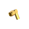 SMA Connector Plug Crimping Right Angle For RG142 Cable