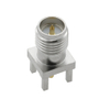 RP-SMA Jack Connector Straight Edge Mount For PCB - Nickel Plating