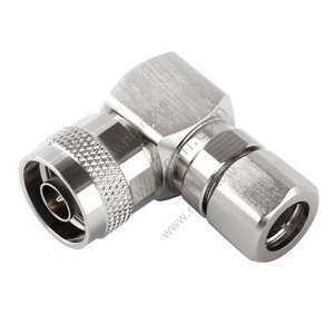 N Connectors Male Right Angle Clamp For LMR400 Cables
