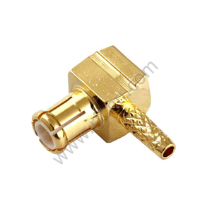MCX Connector Plug Crimp Right Angle For RG178 Cable