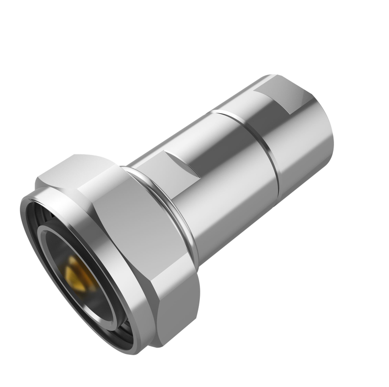7/16 Connector Plug Clamp Straight For 1/2" Flexible Cable