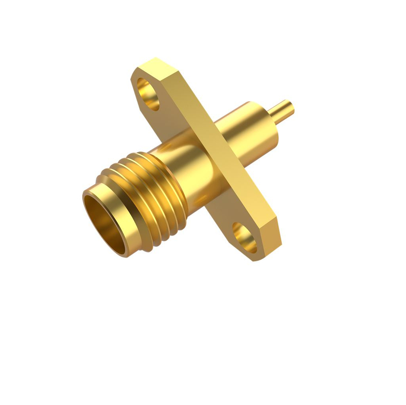 SMA Connectors Jack Flange Solder For Microstrip
