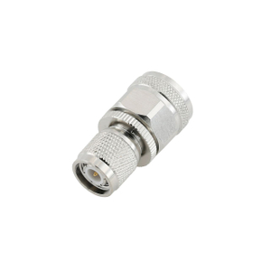 N Plug To TNC Plug Stainless Steel Body Straight Adapter