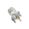 RP-SMA Jack Connector Straight Edge Mount For PCB - Nickel Plating