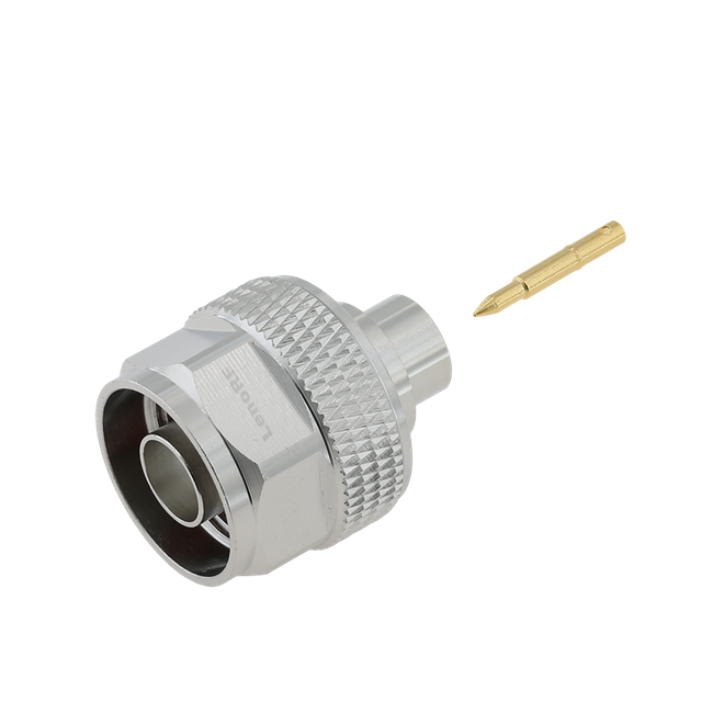 Type-N Male Connector Straight Solering For .250 Cable 