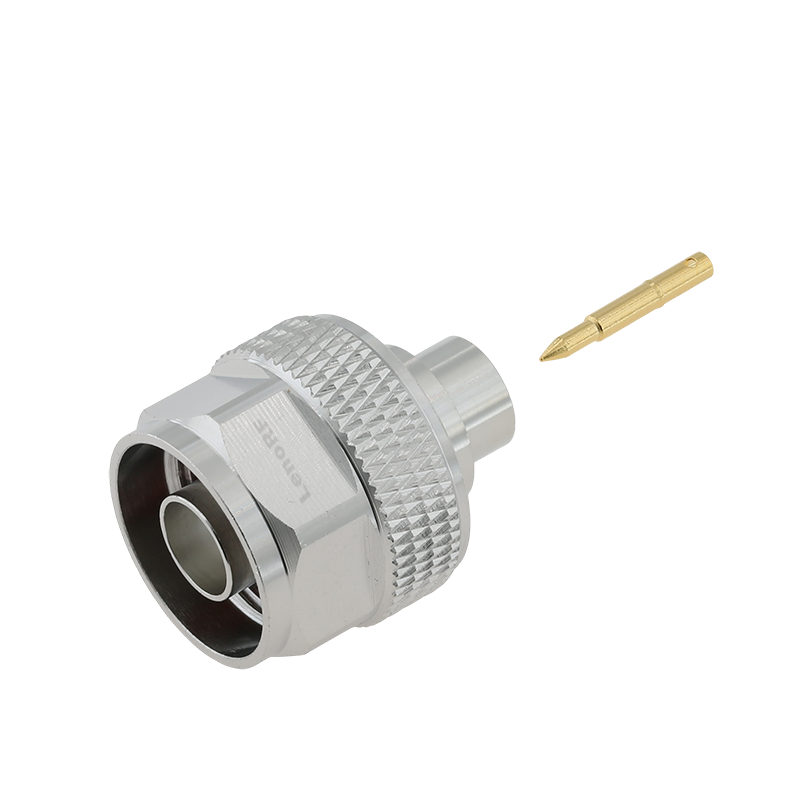 Type-N Male Connector Straight Solering For .250 Cable 