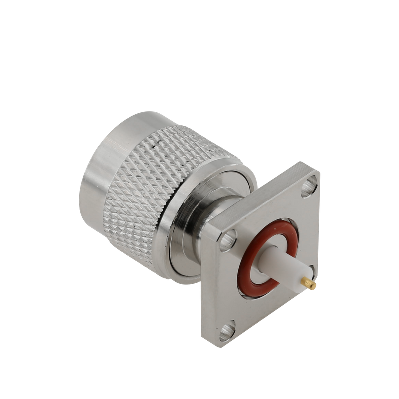 Type-N Male Connector Flange For PCB 