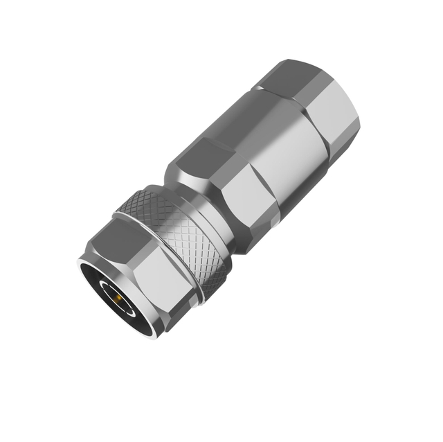 N Connectors Plug Straight Clamping For 1/2" Super Flexible Cable