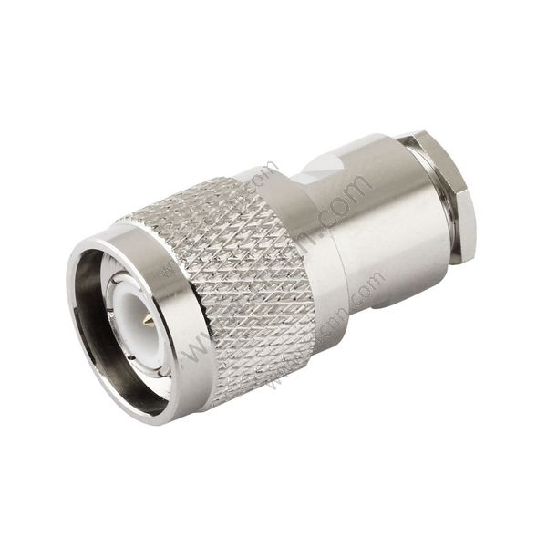 TNC Connector Male Clamp Straight For RG58 Cable