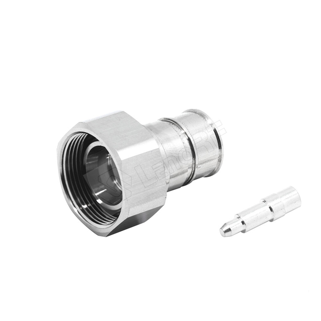 4.3/10 RF Connector Male Soldering Straight For 1/2'' Superflexible Cable