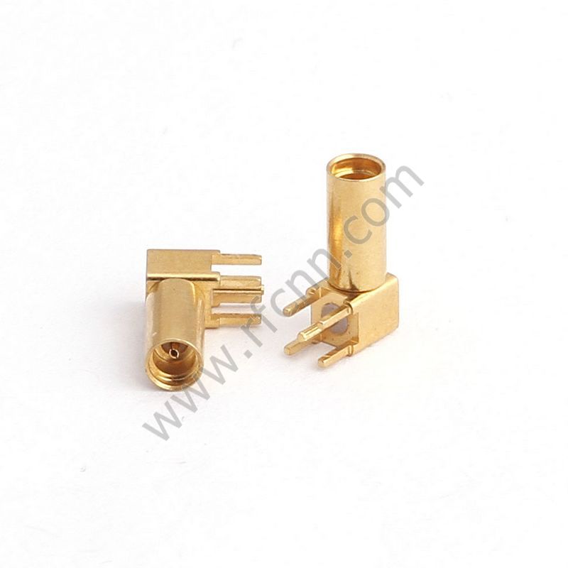 MMCX Connector Female Right Angle For PCB 