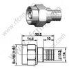 Type N Connectors Male Crimp Straight For LMR300 Low Loss