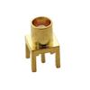 MCX Jack Connector Straight Solder For PCB Through Hole
