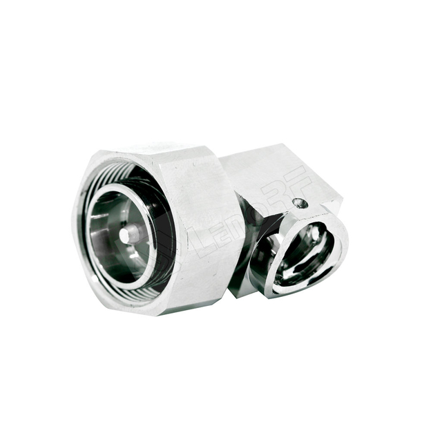 4.3/10 RF Connector Male Right Angle Soldering 1/2'' Superflexible Cable
