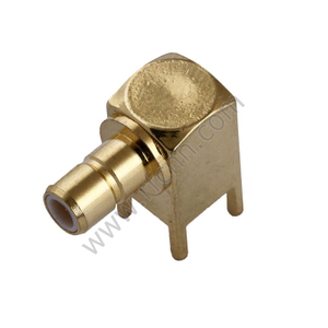 SMB RF Connector Female Right Angle for PCB 