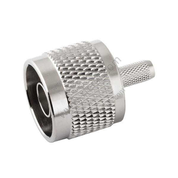 N Connectors Male Straight Crimp For RG58 Cable