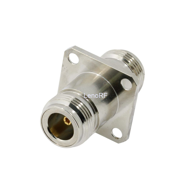 N JACK TO JACK FLANGE MOUNT RF ADAPTOR
