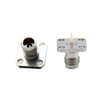2.4mm Jack Connector Straight Square Flange Mount Solder For PCB